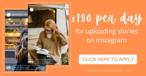 Get paid uploading instagram stories