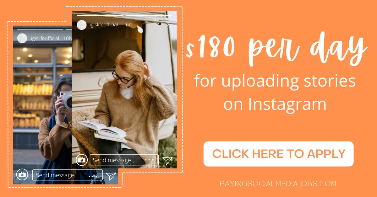 Get paid uploading instagram stories