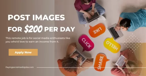Job Posting images on social media