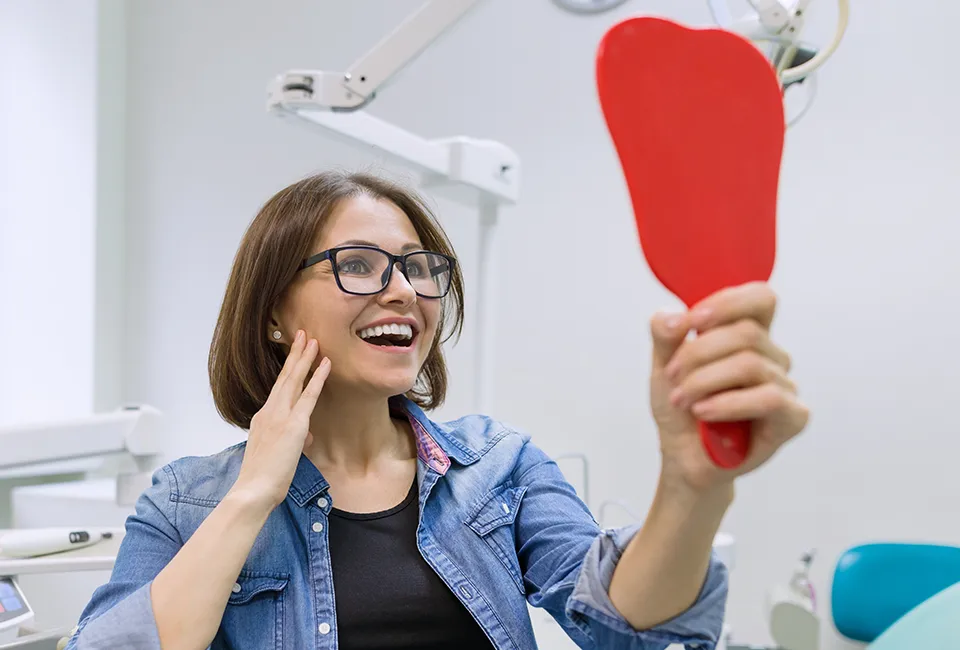 Dental implants patient